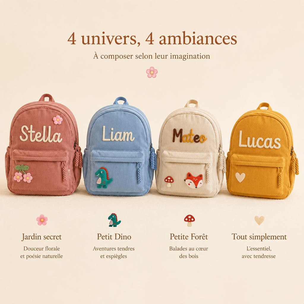 Sac à dos enfant personnalisé Pikoé™